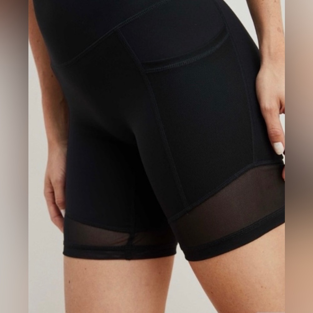 Aerie Biker Shorts | Move Mesh High Waisted Bike Shorts